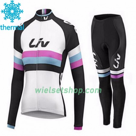 Fietskleding Dames (Wielershirt Lange Mouw + Fietsbroek Lang) 2015 CCC Liv N002 Winter Thermal Fleece